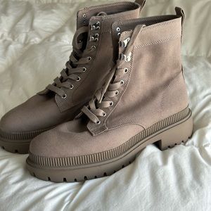 New H&M lace up boots